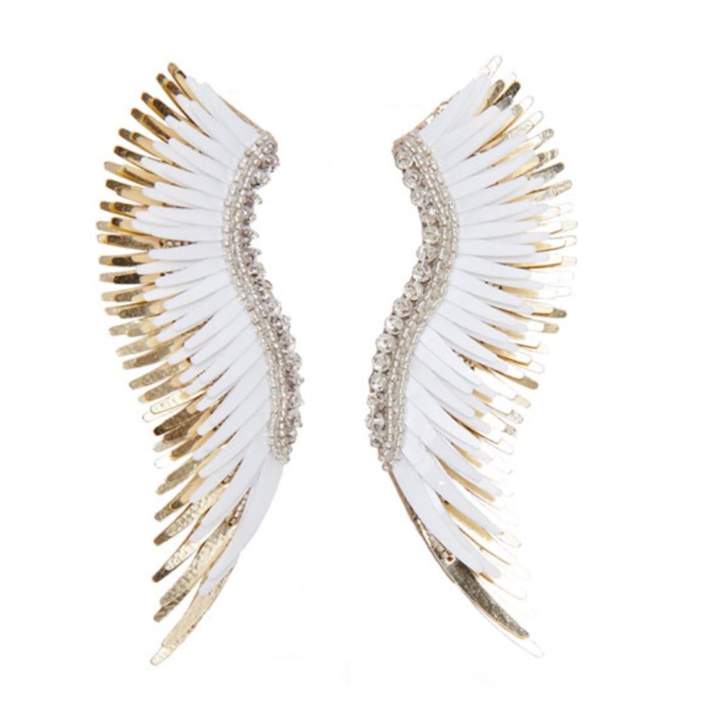 Mignonne Gavigan "Madeline" Feather Wings Earrings
